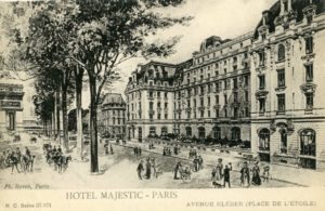 1909年ホテルマジェスティックパリ
