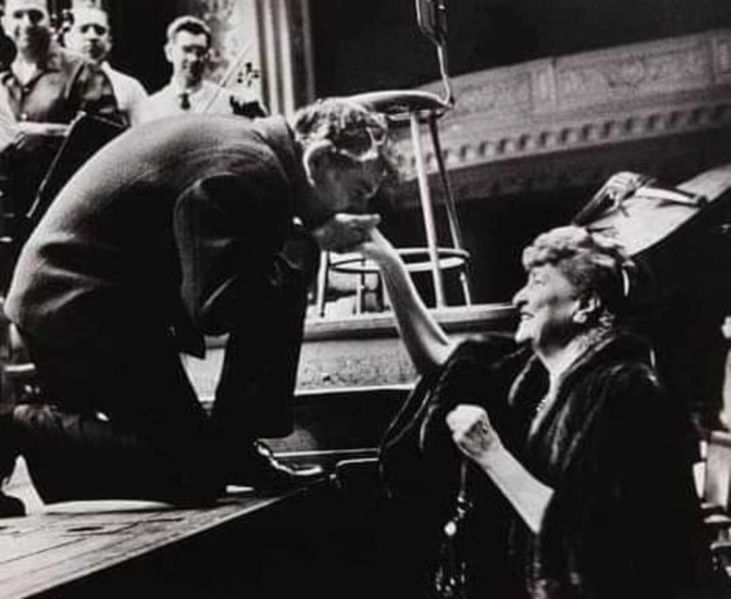 Alma Mahler y Leonard Bernstein 1962