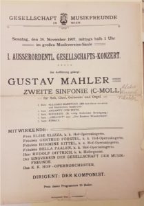 1907 Concert Vienna 24-11-1907 - Symphony No. 2
