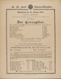 1904 Opera Vienna 18-02-1904
