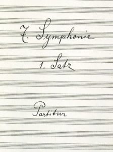 Manuscript Symphony No. 7