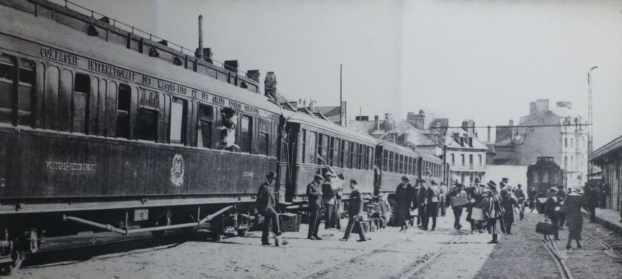 1900. Cherburgo, Gare Maritime