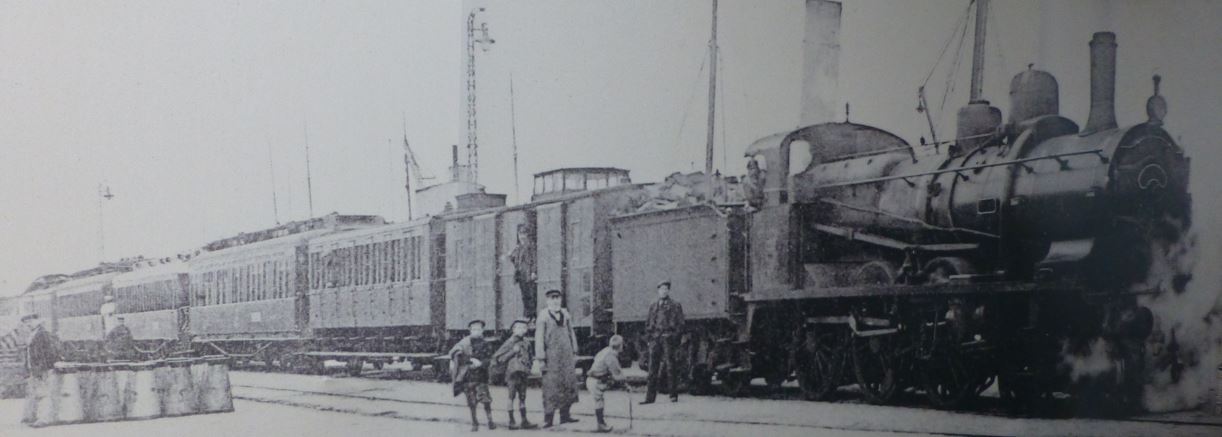 1910. Cherbourg, Gare Maritime